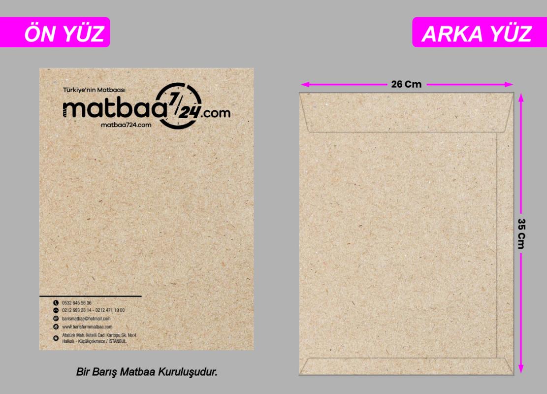 KRAFT A4 TORBA ZARF (26X35)